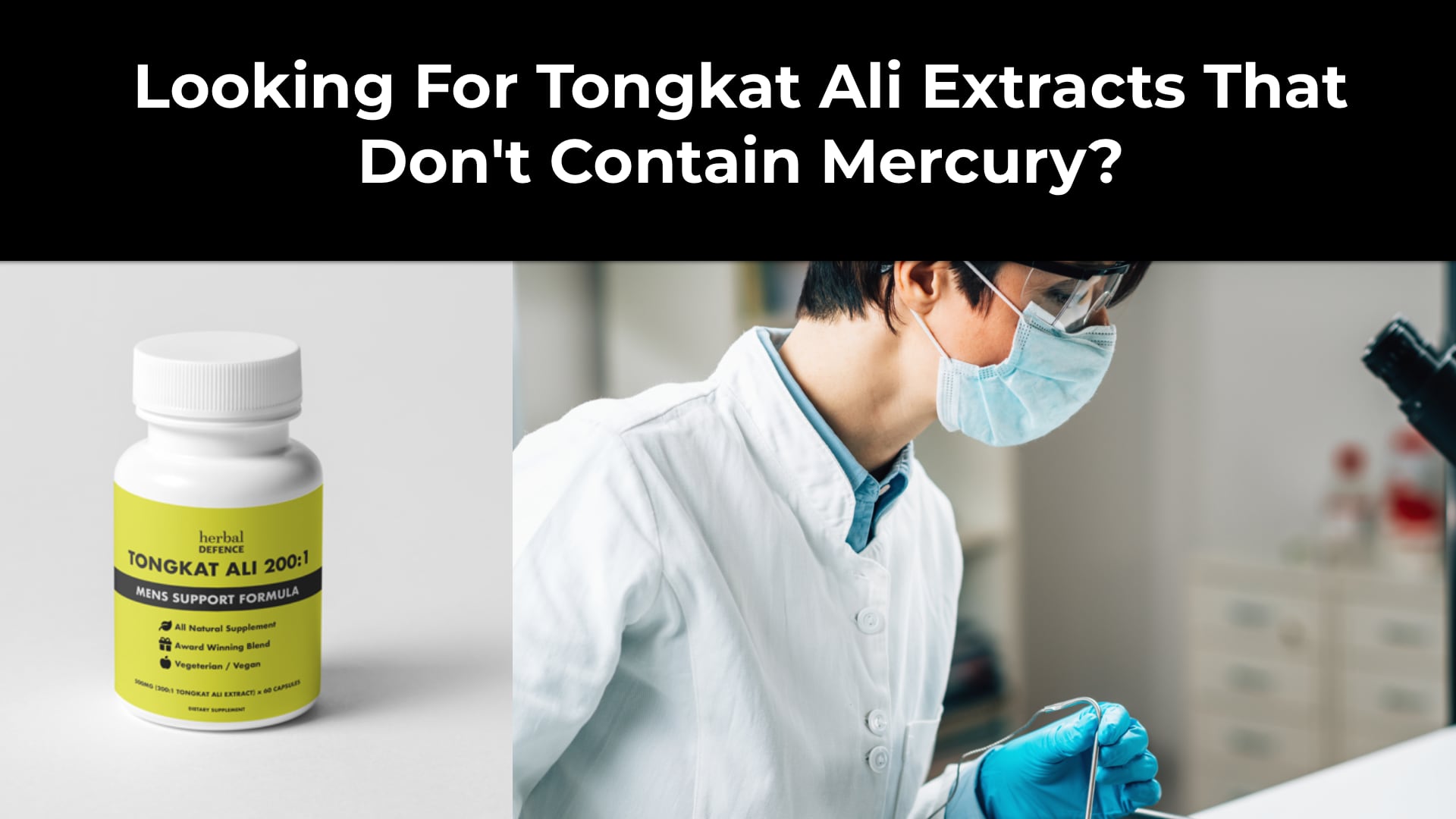 Looking For a Tongkat Ali Extract without mercury? Tongkat Ali Australia