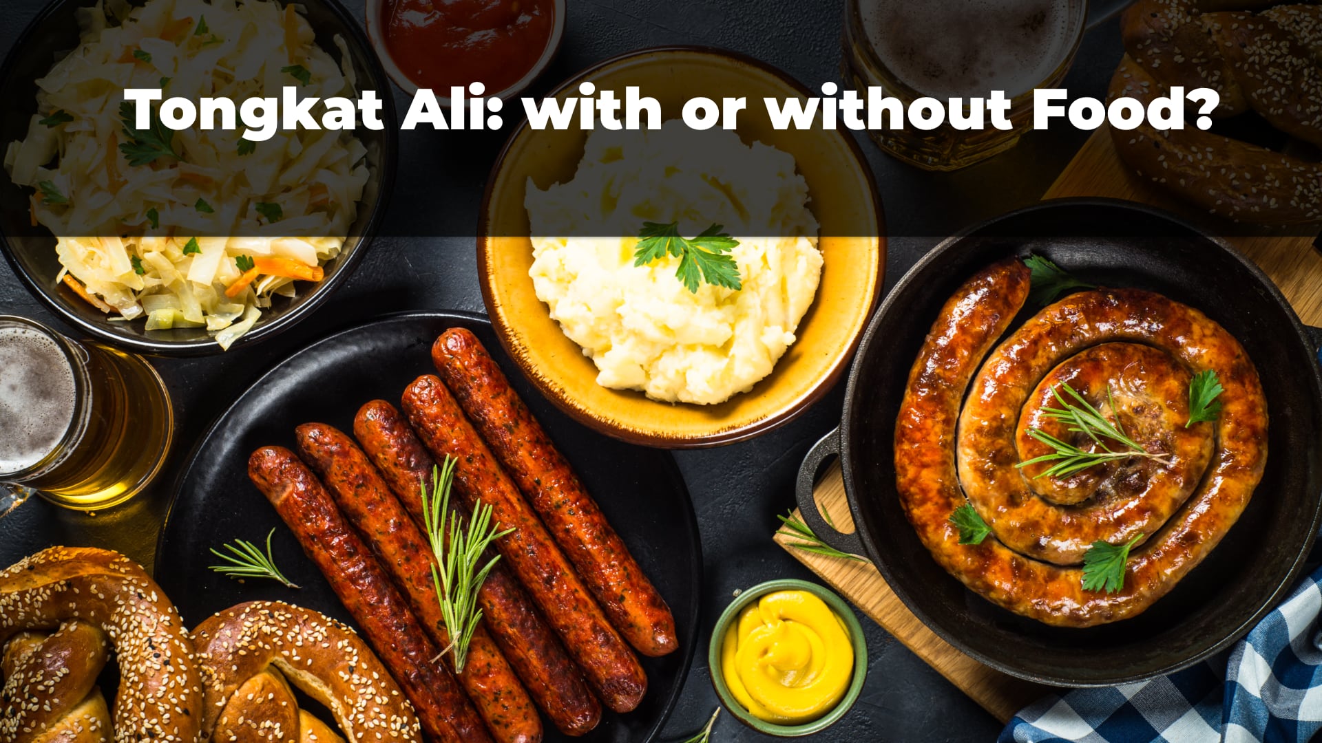 Should you take Tongkat Ali with or without Food? Tongkat Ali Australia